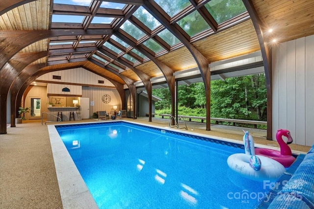 307 E Allenton St, Mount Gilead, NC 27306 - indoor pool with a skylight