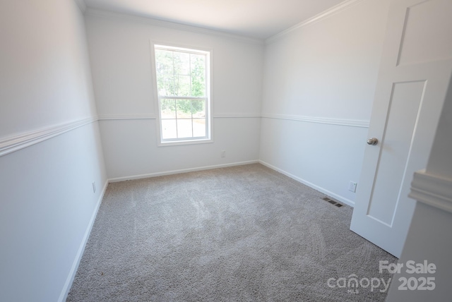 1853 Hill River Rd Unit 1, Hiddenite, NC 28636 - carpeted empty room featuring baseboards and ornamental molding