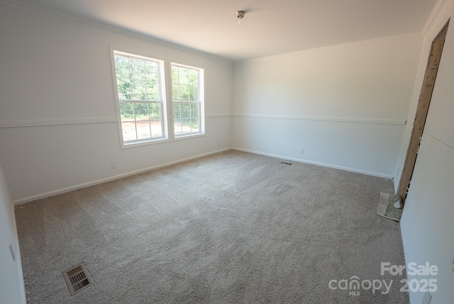 1853 Hill River Rd Unit 1, Hiddenite, NC 28636 - unfurnished room featuring ornamental molding and carpet