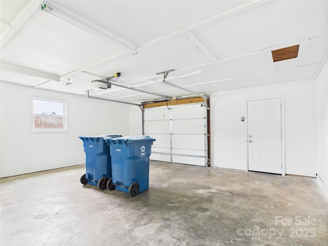 61 23rd St NW, Hickory, NC 28601 - garage featuring a garage door opener
