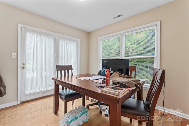 1609 Begonia Way, Rock Hill, SC 29732 - dining room with an office area and light wood finished floors