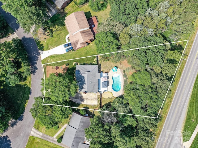 7139 Powder Mill Pl, Charlotte, NC 28277 - aerial view of property's location with property parcel outlined
