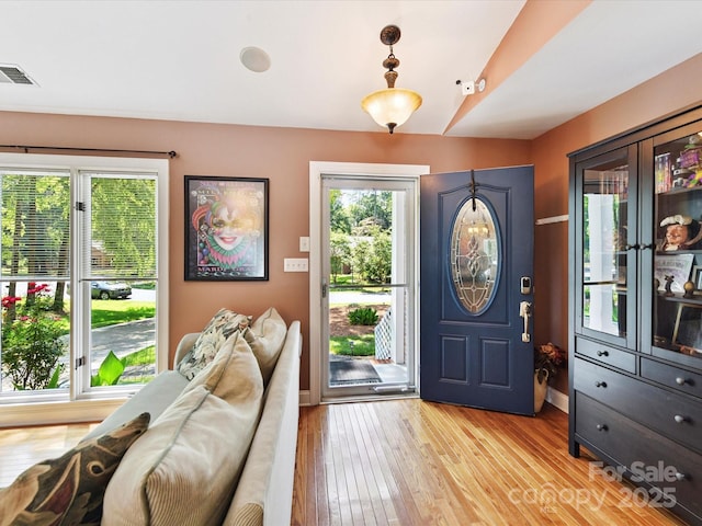 7139 Powder Mill Pl, Charlotte, NC 28277 - foyer featuring light wood-style flooring and baseboards