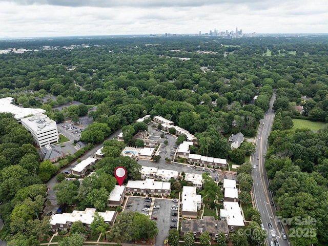 1708 Roxborough Rd Unit C, Charlotte, NC 28211 - aerial view of a main thoroughfare