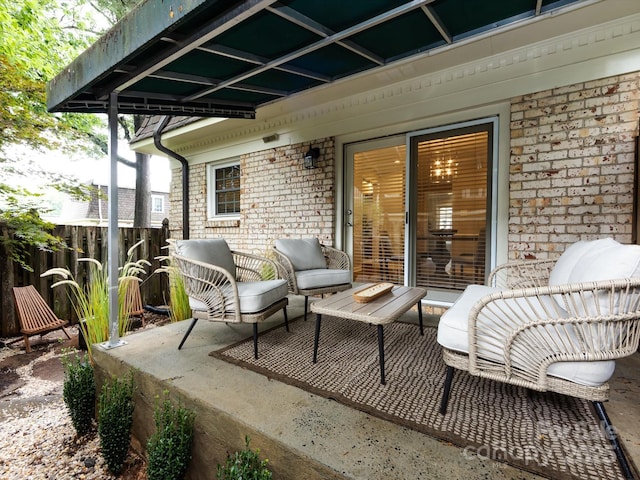 1708 Roxborough Rd Unit C, Charlotte, NC 28211 - view of patio