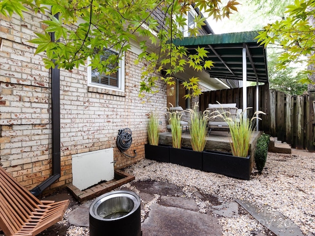 1708 Roxborough Rd Unit C, Charlotte, NC 28211 - view of patio
