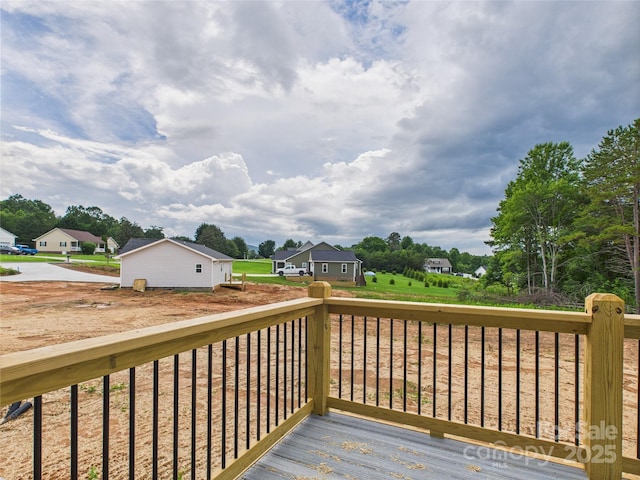 3016 Icard Rhodhiss Rd, Connelly Springs, NC 28612 - deck with a residential view