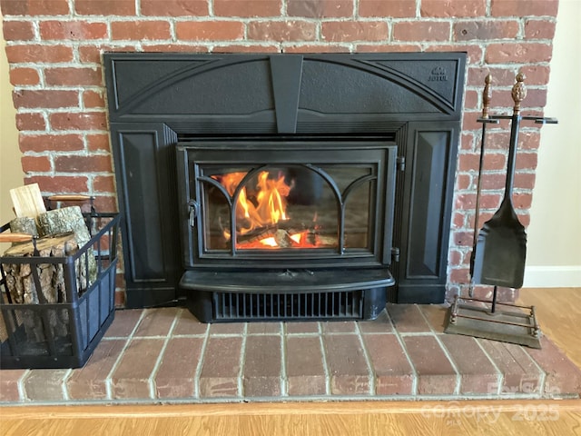 31 Rhododendron Rd, Black Mountain, NC 28711 - detailed view of a wood stove