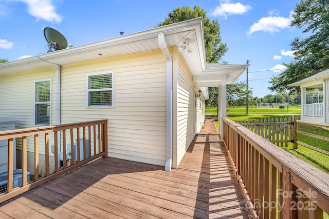 611 Church St, Belmont, NC 28012 - view of wooden terrace