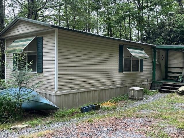 63 Apple Bee Rd, Brevard, NC 28712 - view of home's exterior with view of scattered trees