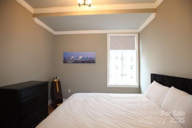 230 S Tryon St Unit 304, Charlotte, NC 28202 - bedroom with ornamental molding