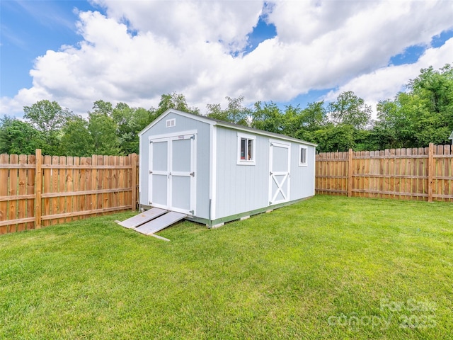 21 Brown Trout Trl, Candler, NC 28715 - view of shed with a fenced backyard