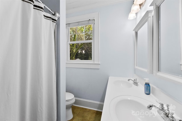 1210 Jackson Rd, Gastonia, NC 28052 - bathroom featuring double vanity, a shower with curtain, and tile patterned flooring