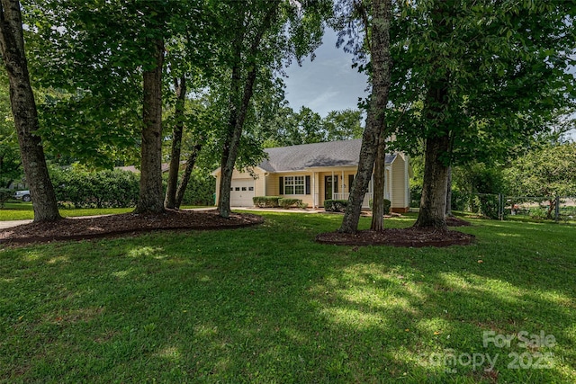 1801 Teddington Dr, Charlotte, NC 28214 - ranch-style house with an attached garage and concrete driveway