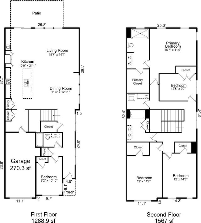 2733 Cowles Rd, Charlotte, NC 28208 - view of home floor plan