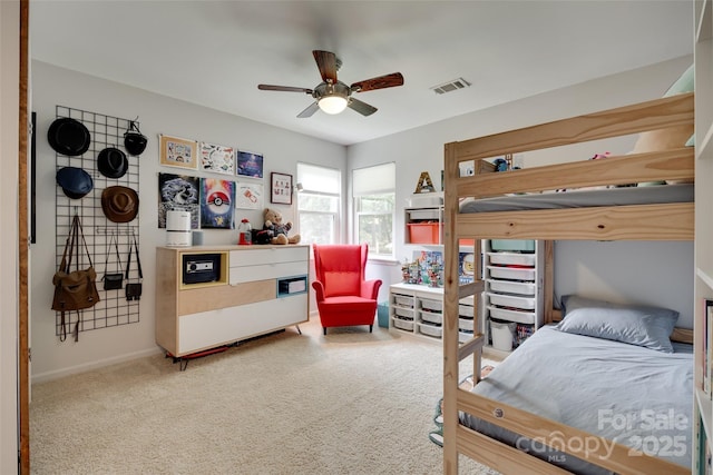 11615 Chadburn Ln, Charlotte, NC 28215 - carpeted bedroom featuring ceiling fan