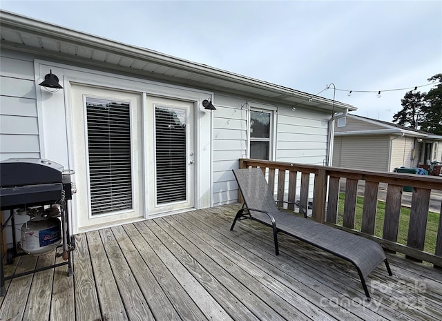 1314 Hathcock Ave, Albemarle, NC 28001 - wooden deck featuring grilling area