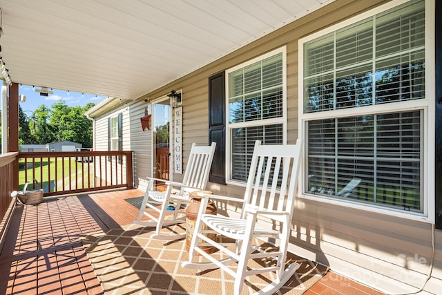 32 Bishop Ln, Flat Rock, NC 28731 - view of porch