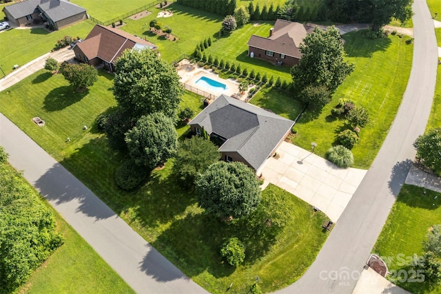 1958 Cameron Heights Cir, Denver, NC 28037 - bird's eye view of a pool