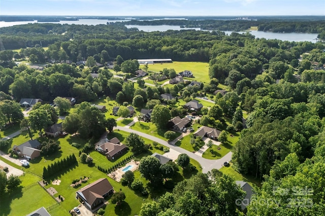 1958 Cameron Heights Cir, Denver, NC 28037 - aerial perspective of suburban area with a large body of water