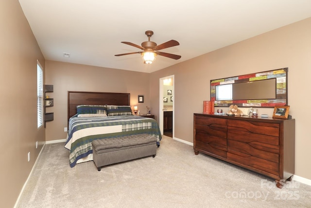 903 Von Buren Blvd, Rock Hill, SC 29730 - bedroom with carpet, ceiling fan, and ensuite bathroom