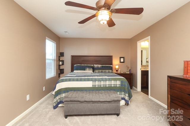 903 Von Buren Blvd, Rock Hill, SC 29730 - carpeted bedroom featuring a ceiling fan and connected bathroom
