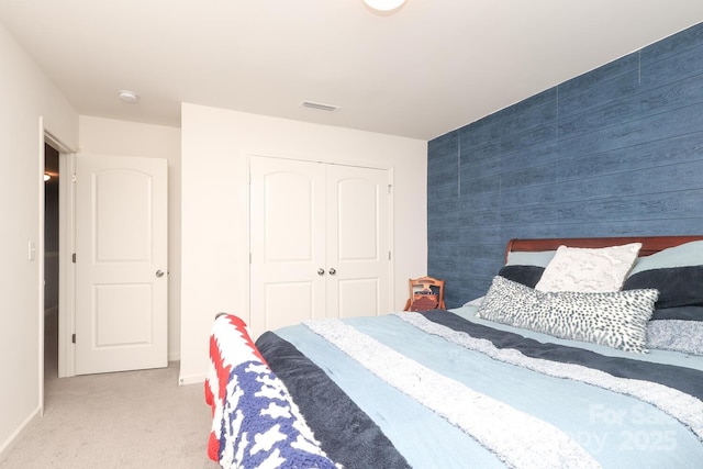 903 Von Buren Blvd, Rock Hill, SC 29730 - bedroom with carpet, a closet, and an accent wall