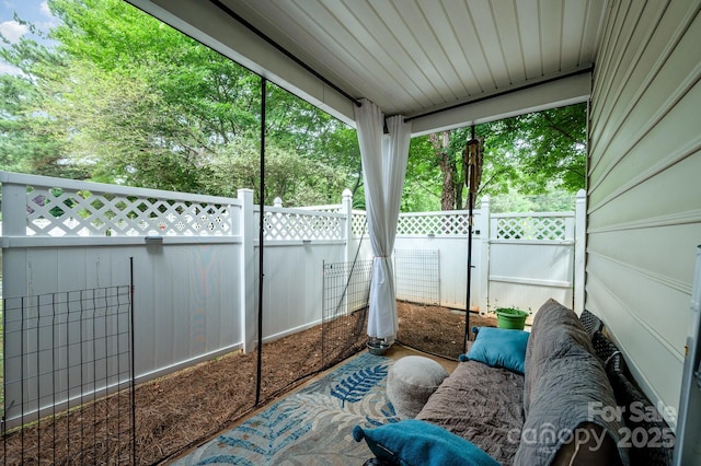 4703 David Cox Rd, Charlotte, NC 28269 - view of sunroom / solarium
