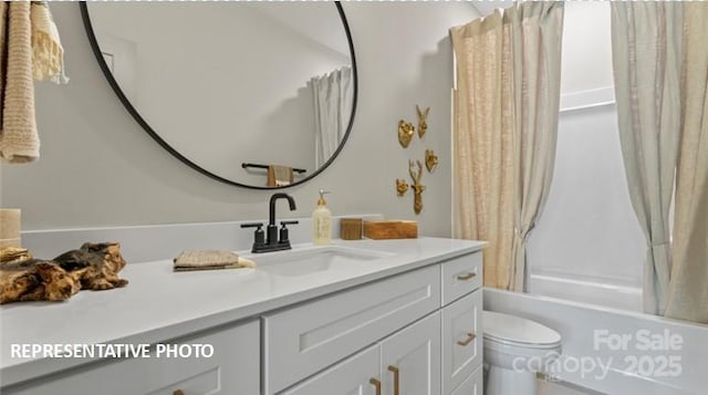 732 Falling Oak Aly Unit 22, Huntersville, NC 28078 - full bath with vanity and shower / bath combination with curtain