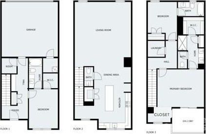 732 Falling Oak Aly Unit 22, Huntersville, NC 28078 - view of property floor plan