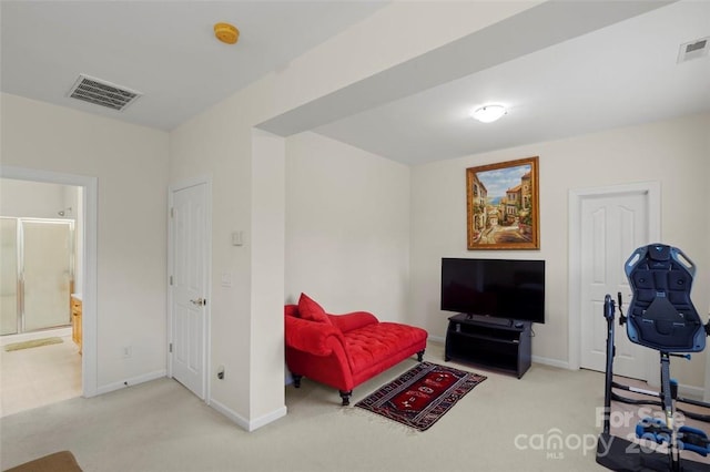 4966 Riverview Dr, Harrisburg, NC 28075 - living area featuring carpet flooring and baseboards