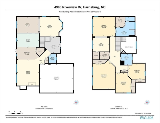 4966 Riverview Dr, Harrisburg, NC 28075 - view of floor plan / room layout