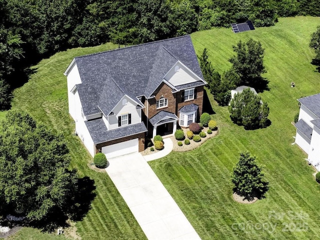 4966 Riverview Dr, Harrisburg, NC 28075 - aerial view of property and surrounding area