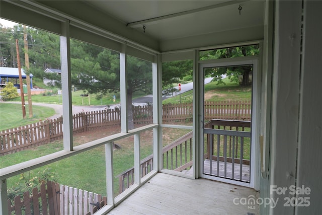 9 Oakland St, Weaverville, NC 28787 - view of unfurnished sunroom
