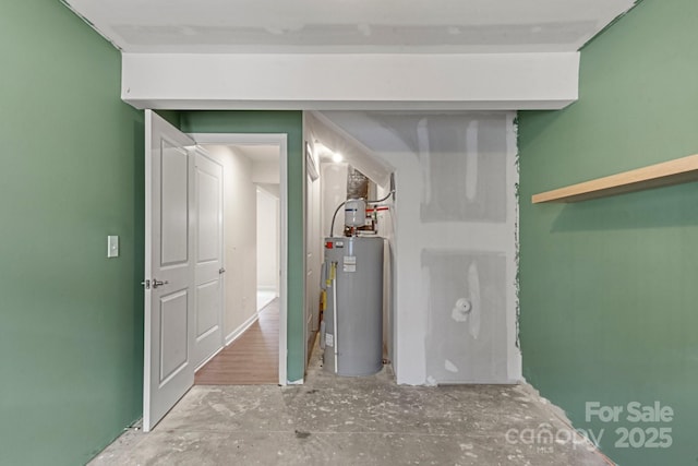 1204 May Apple Dr, Matthews, NC 28104 - utility room with water heater