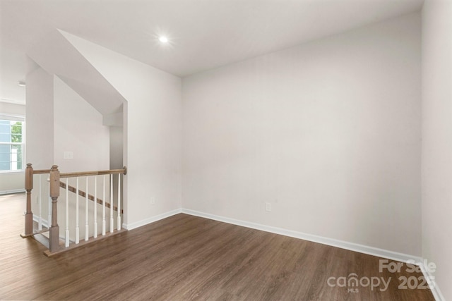 1204 May Apple Dr, Matthews, NC 28104 - spare room with wood finished floors and recessed lighting