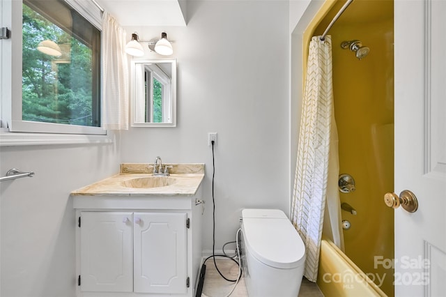 18 Golden Oaks Ln, Fletcher, NC 28732 - full bathroom featuring vanity and shower / tub combo