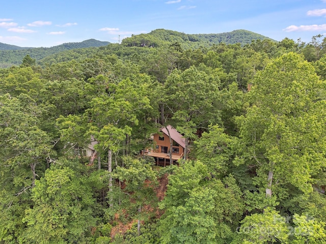 285 Fairway Loop Unit 7, Burnsville, NC 28714 - view of mountain background featuring a heavily wooded area