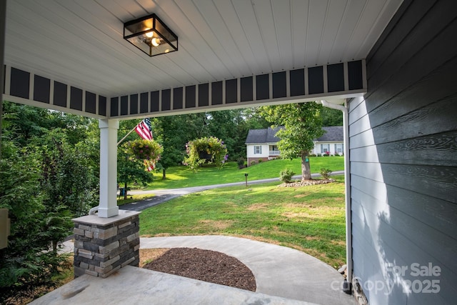 8782 Shepherd Ct, Hildebran, NC 28612 - view of patio