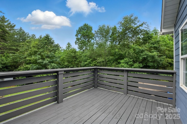 8782 Shepherd Ct, Hildebran, NC 28612 - view of wooden terrace