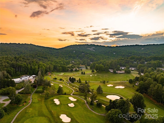 103 Golfside Dr, Flat Rock, NC 28731 - drone / aerial view of a local golf course and mountains