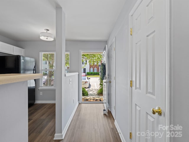 3414 Broadwick St, Charlotte, NC 28213 - foyer with wood finished floors and plenty of natural light