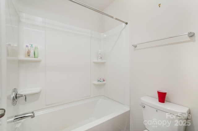 15636 Oleander Dr, Charlotte, NC 28278 - bathroom with toilet and bathing tub / shower combination