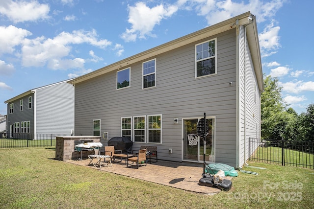 15636 Oleander Dr, Charlotte, NC 28278 - rear view of house featuring a patio