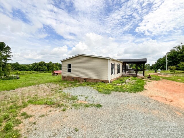 5321 State Line Rd, Marshville, NC 28103 - view of side of property featuring crawl space