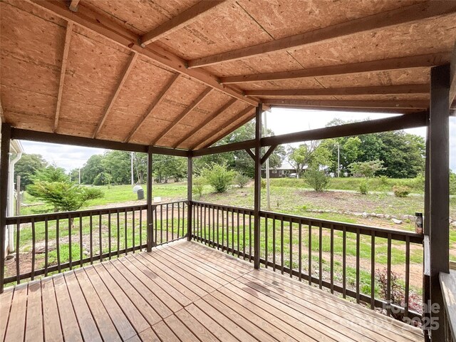 5321 State Line Rd, Marshville, NC 28103 - wooden terrace featuring a lawn