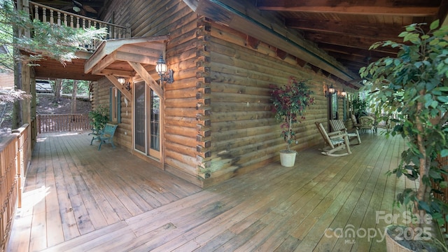 1465 Ohennesy Ln Unit 12, 13, 14, 15, Lenoir, NC 28645 - view of wooden terrace
