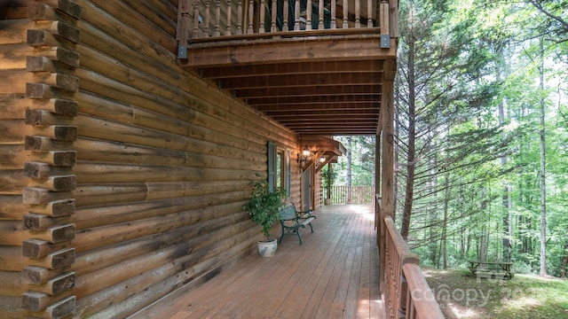 1465 Ohennesy Ln Unit 12, 13, 14, 15, Lenoir, NC 28645 - view of wooden terrace