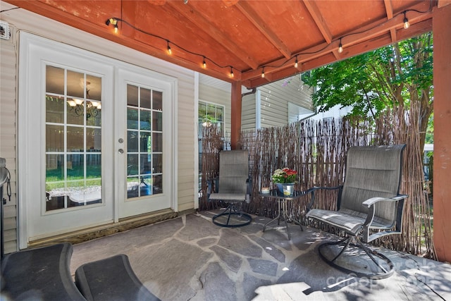 241 Chestnut Ave, Tega Cay, SC 29708 - view of patio with french doors