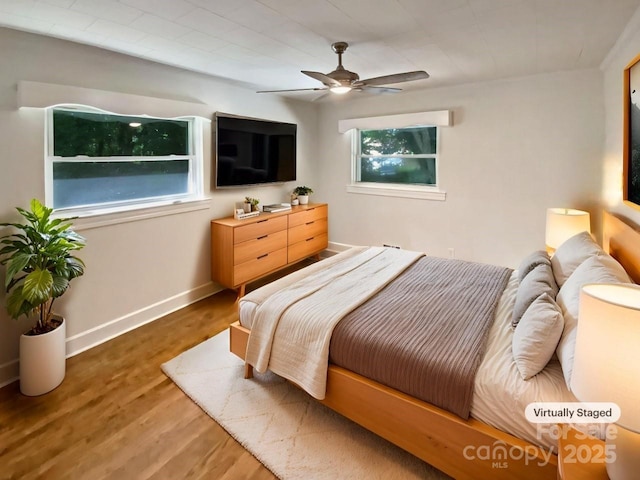 7812 Old Concord Rd, Salisbury, NC 28146 - bedroom featuring wood finished floors and ceiling fan
